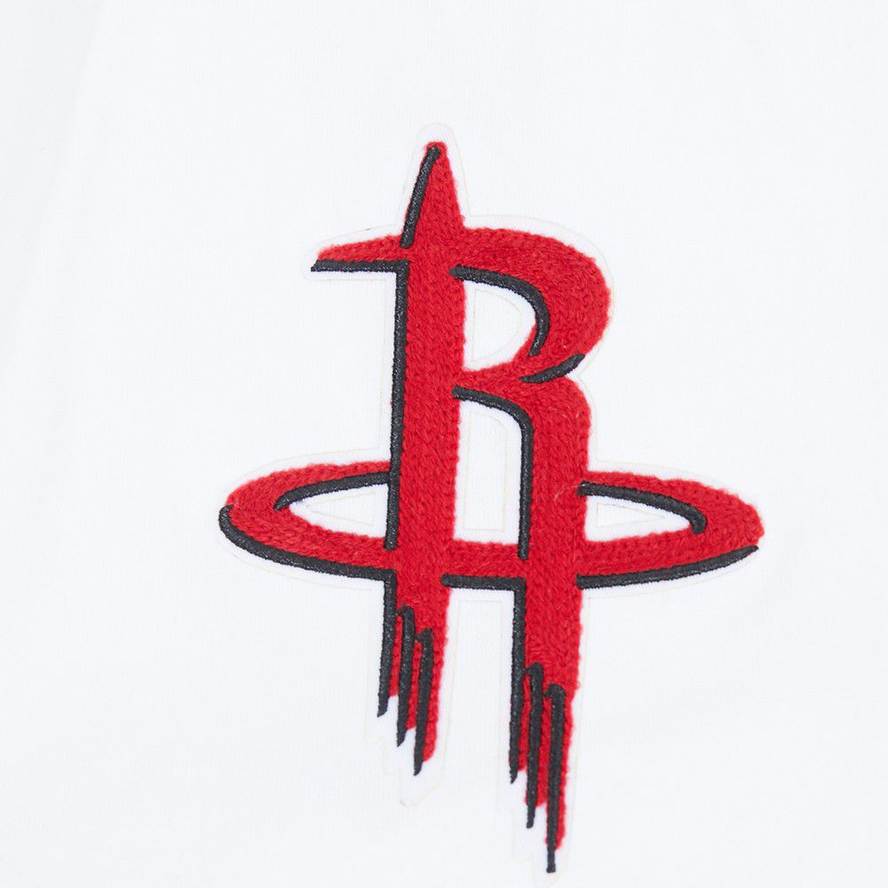Pro Standard Men's Houston Rockets White Fire And Roses Washed T-Shirt product image