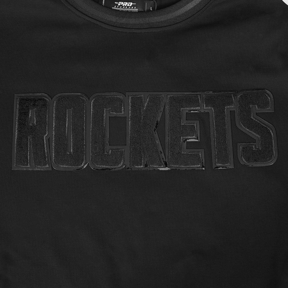 Pro Standard Men's Houston Rockets Triple Black Short Sleeve T-Shirt product image