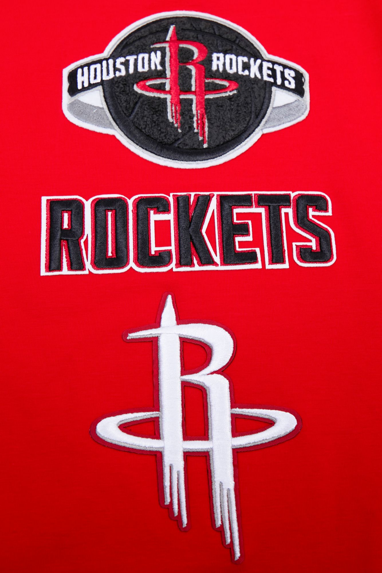 Pro Standard Men's Houston Rockets Red Retro Classics Striped Short Sleeve T-Shirt product image