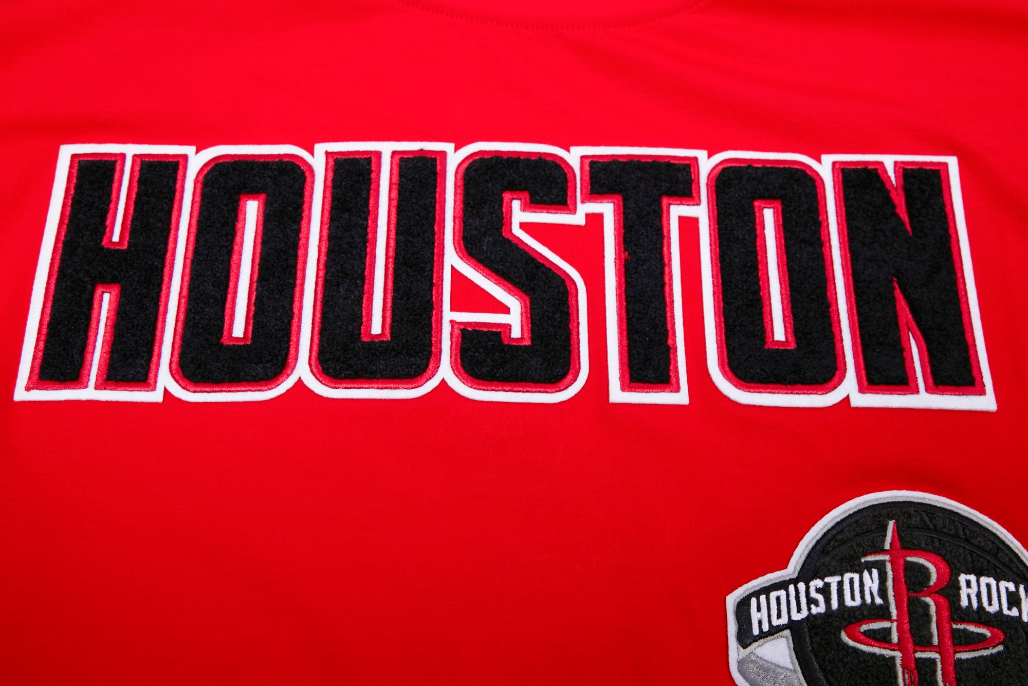 Pro Standard Men's Houston Rockets Red Retro Classics Striped Short Sleeve T-Shirt product image