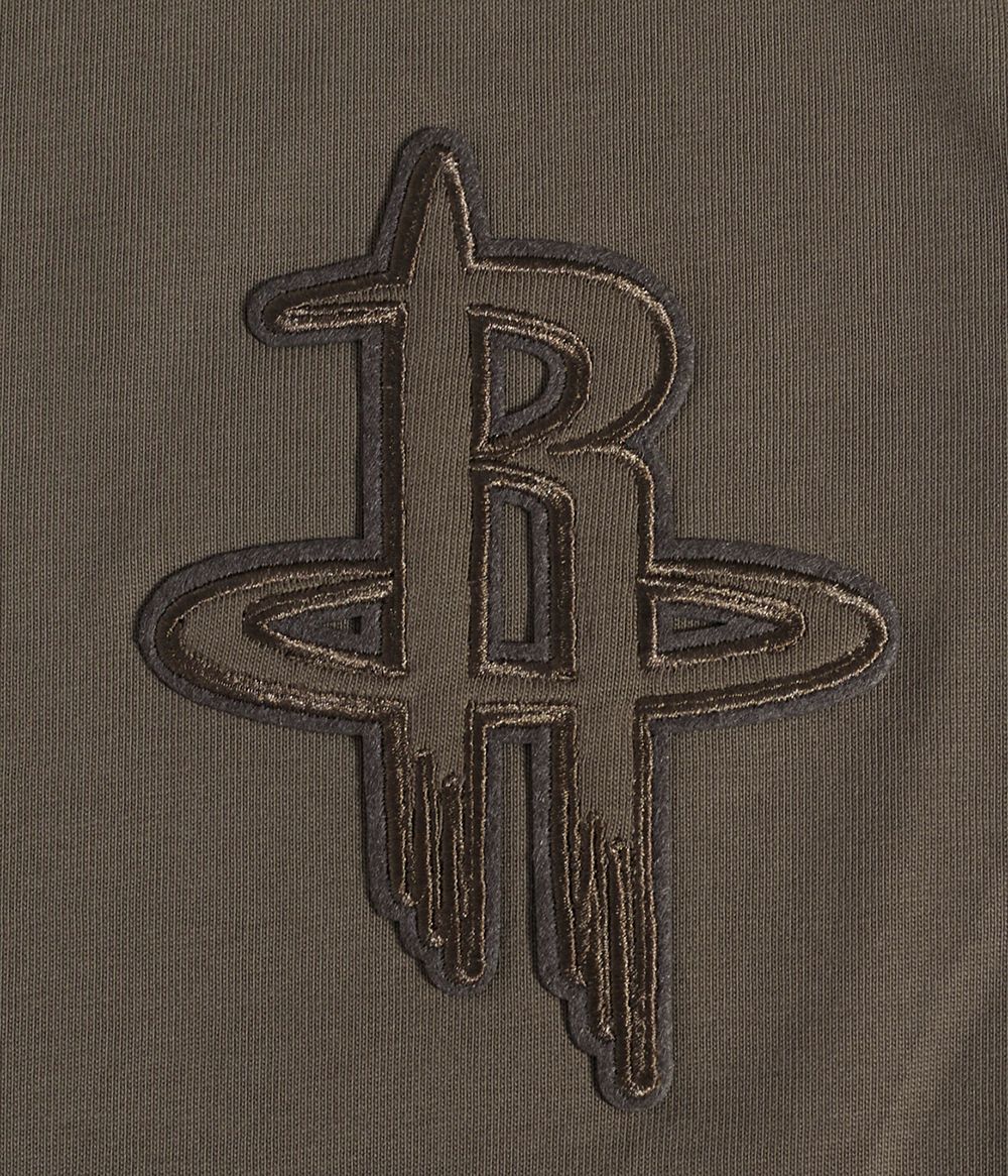 Pro Standard Men's Houston Rockets Taupe Neutral Drop Shoulder Short Sleeve T-Shirt product image