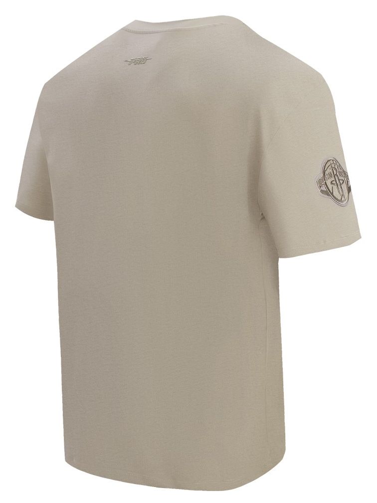 Pro Standard Men's Houston Rockets Taupe Neutral Drop Shoulder Short Sleeve T-Shirt product image