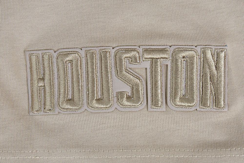 Pro Standard Men's Houston Rockets Taupe Neutral Drop Shoulder Short Sleeve T-Shirt product image