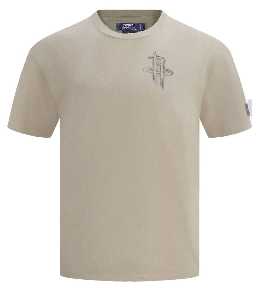 Pro Standard Men's Houston Rockets Taupe Neutral Drop Shoulder Short Sleeve T-Shirt product image