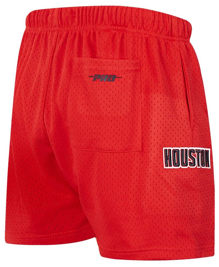 Pro Standard Men's Houston Rockets Red Classic Mesh Shorts product image