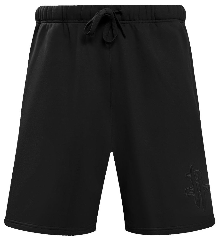 Pro Standard Men's Houston Rockets Black Neutral Fleece Shorts product image