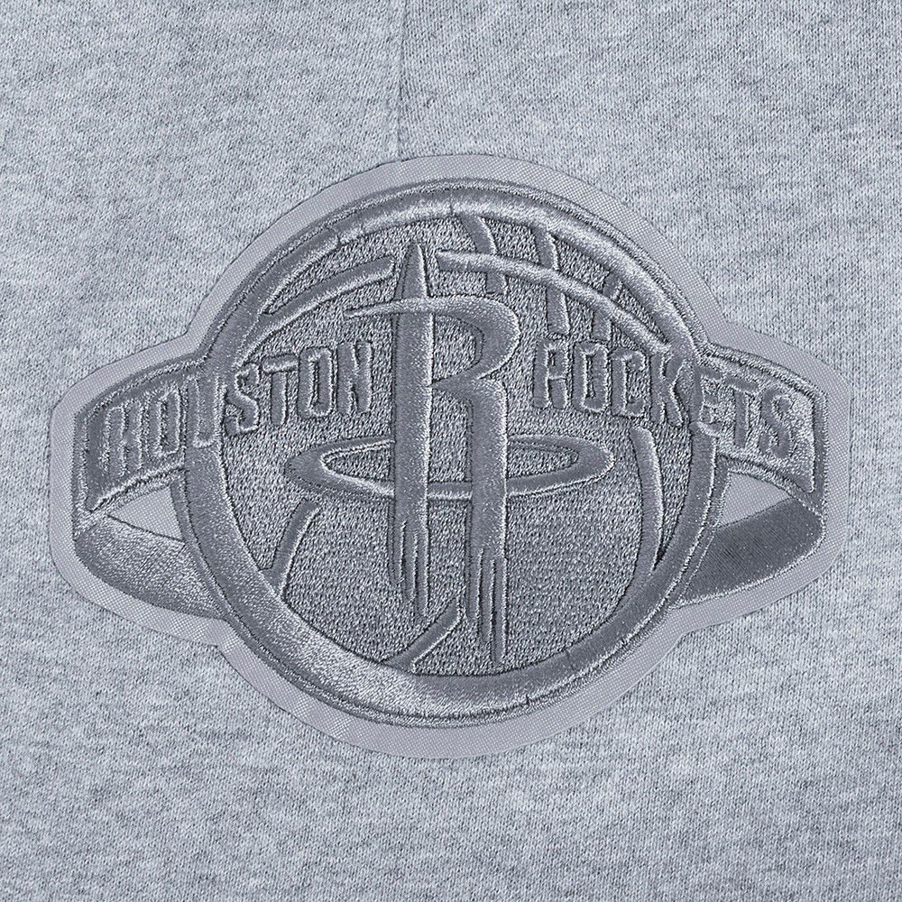 Pro Standard Men's Houston Rockets Gray Neutral Fleece Shorts product image