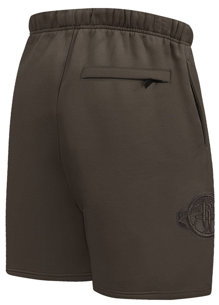 Pro Standard Men's Houston Rockets Taupe Neutral Fleece Shorts product image