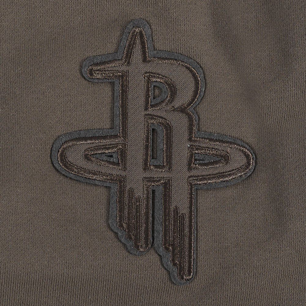 Pro Standard Men's Houston Rockets Taupe Neutral Fleece Shorts product image
