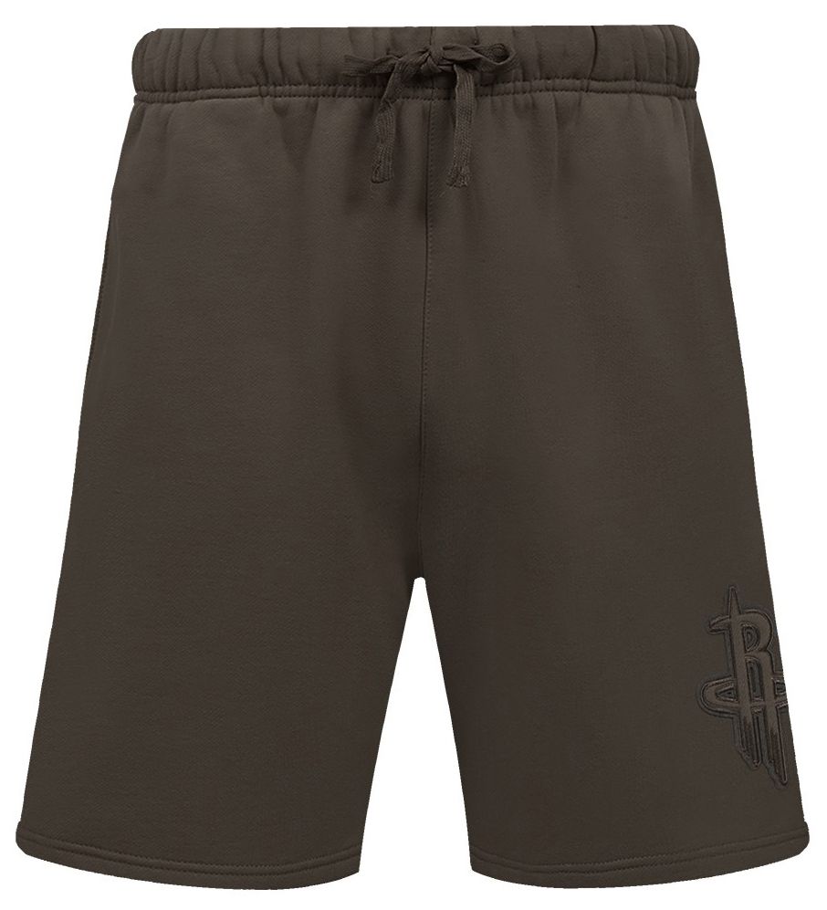 Pro Standard Men's Houston Rockets Taupe Neutral Fleece Shorts product image