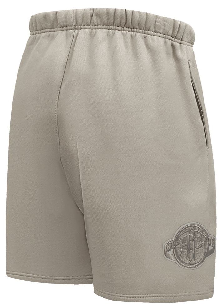 Pro Standard Men's Houston Rockets Taupe Neutral Fleece Shorts product image