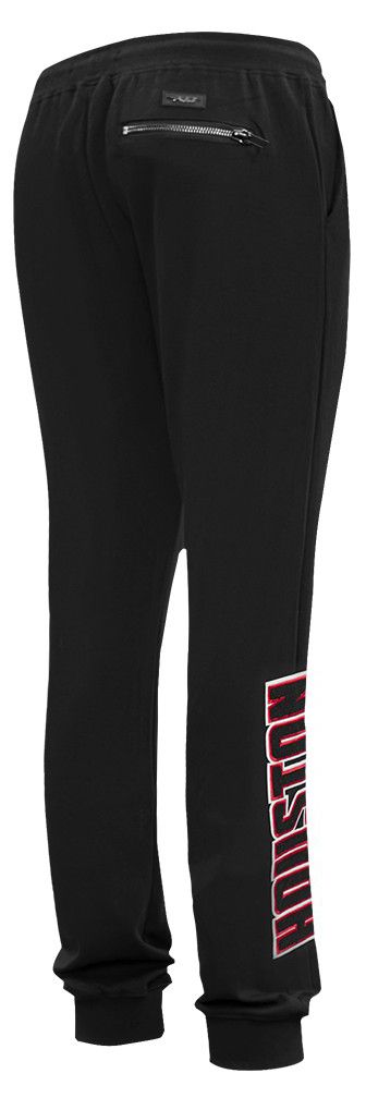 Pro Standard Men's Houston Rockets Black Classic Chenille Joggers product image