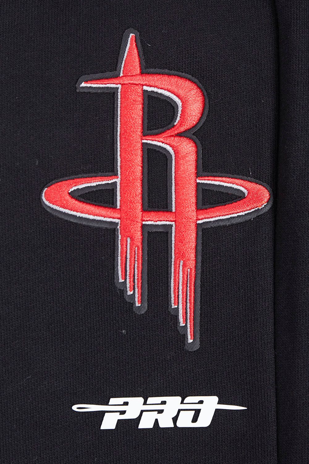 Pro Standard Men's Houston Rockets Black Script Tail Rib Fleece Sweatpants product image