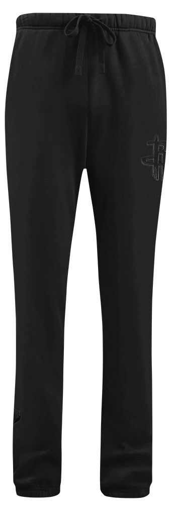 Pro Standard Men's Houston Rockets Black Neutral Fleece Sweatpants product image