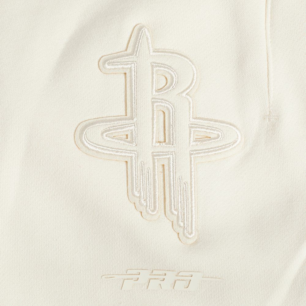 Pro Standard Men's Houston Rockets Off White Neutral Fleece Sweatpants product image