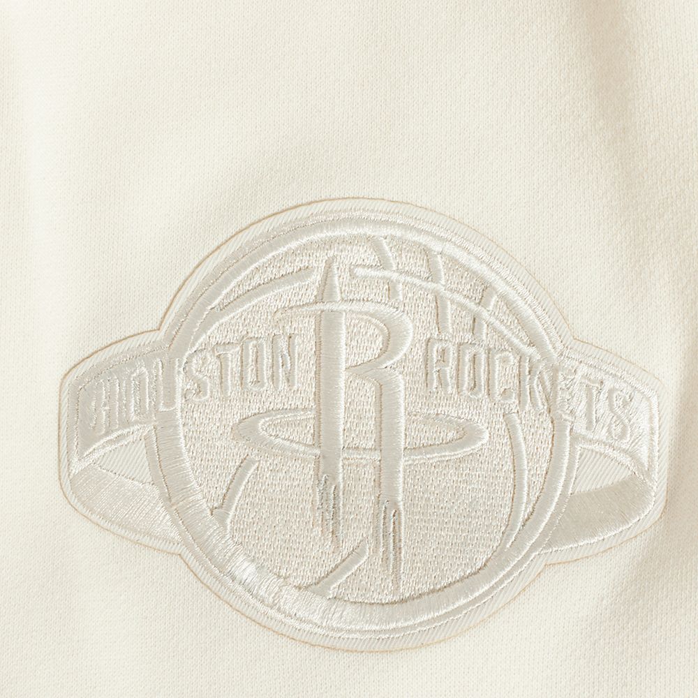 Pro Standard Men's Houston Rockets Off White Neutral Fleece Sweatpants product image