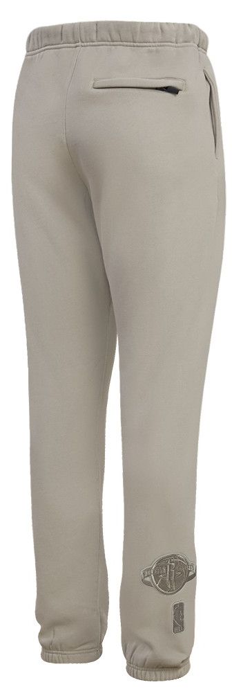 Pro Standard Men's Houston Rockets Taupe Neutral Fleece Sweatpants product image