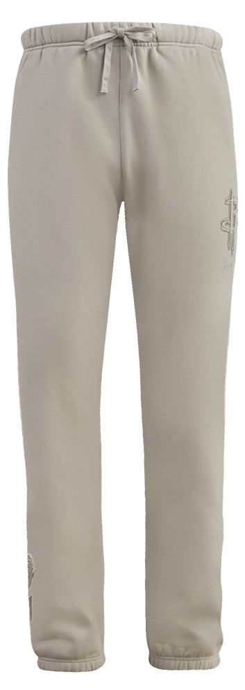 Pro Standard Men's Houston Rockets Taupe Neutral Fleece Sweatpants product image