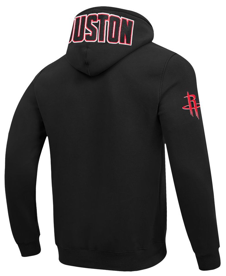 Pro Standard Men's Houston Rockets Black Classic Chenille Pullover Hoodie product image