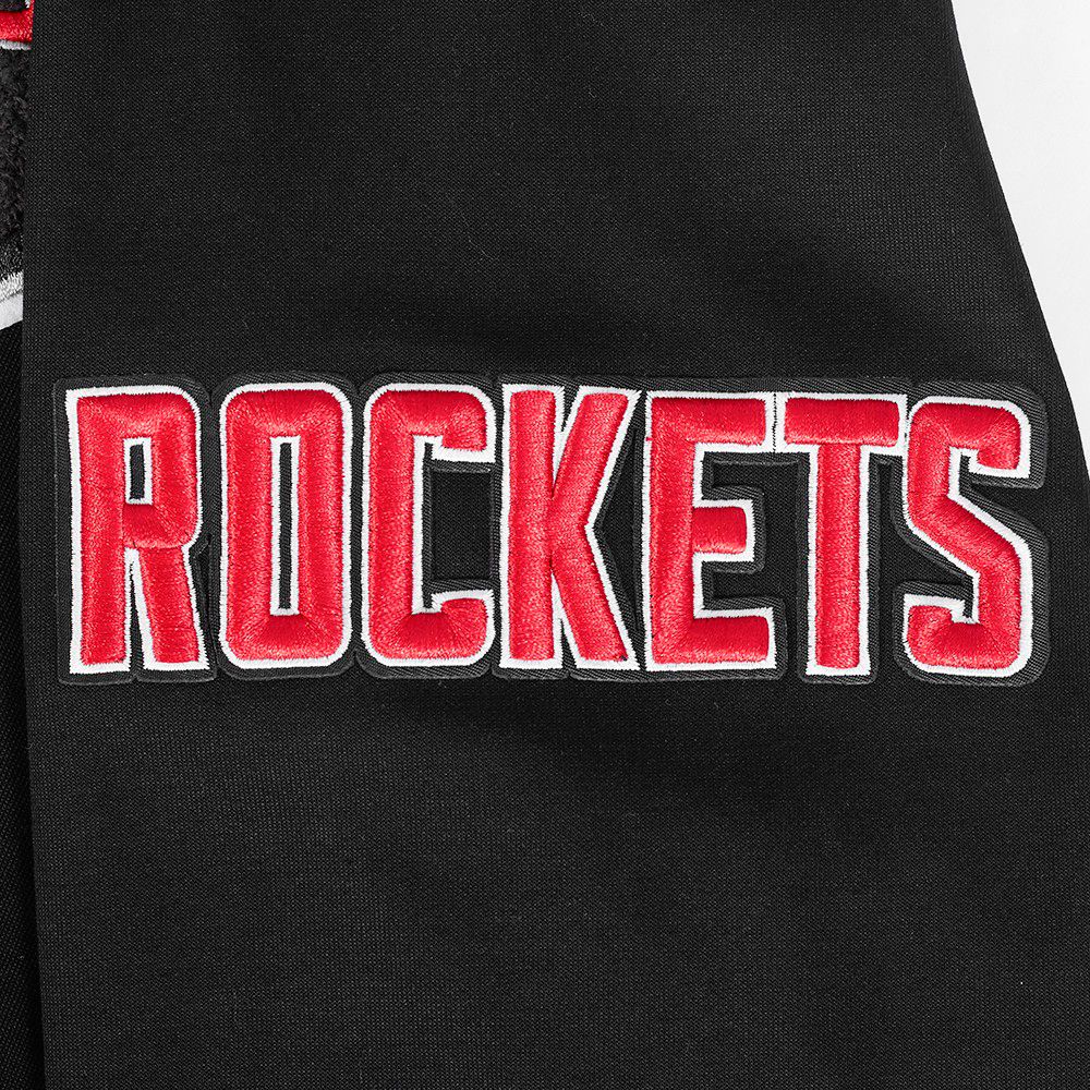 Pro Standard Men's Houston Rockets Black Classic Chenille Pullover Hoodie product image