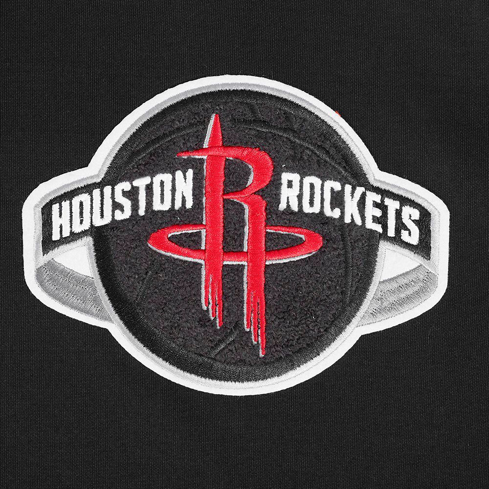 Pro Standard Men's Houston Rockets Black Classic Chenille Pullover Hoodie product image