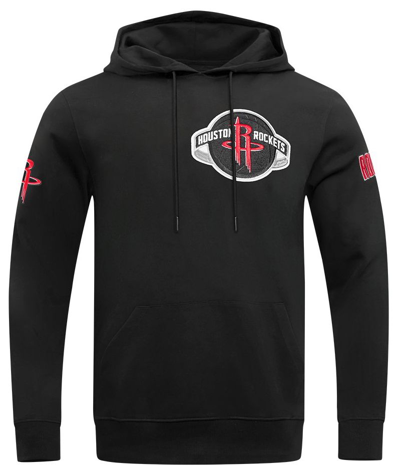 Pro Standard Men's Houston Rockets Black Classic Chenille Pullover Hoodie product image