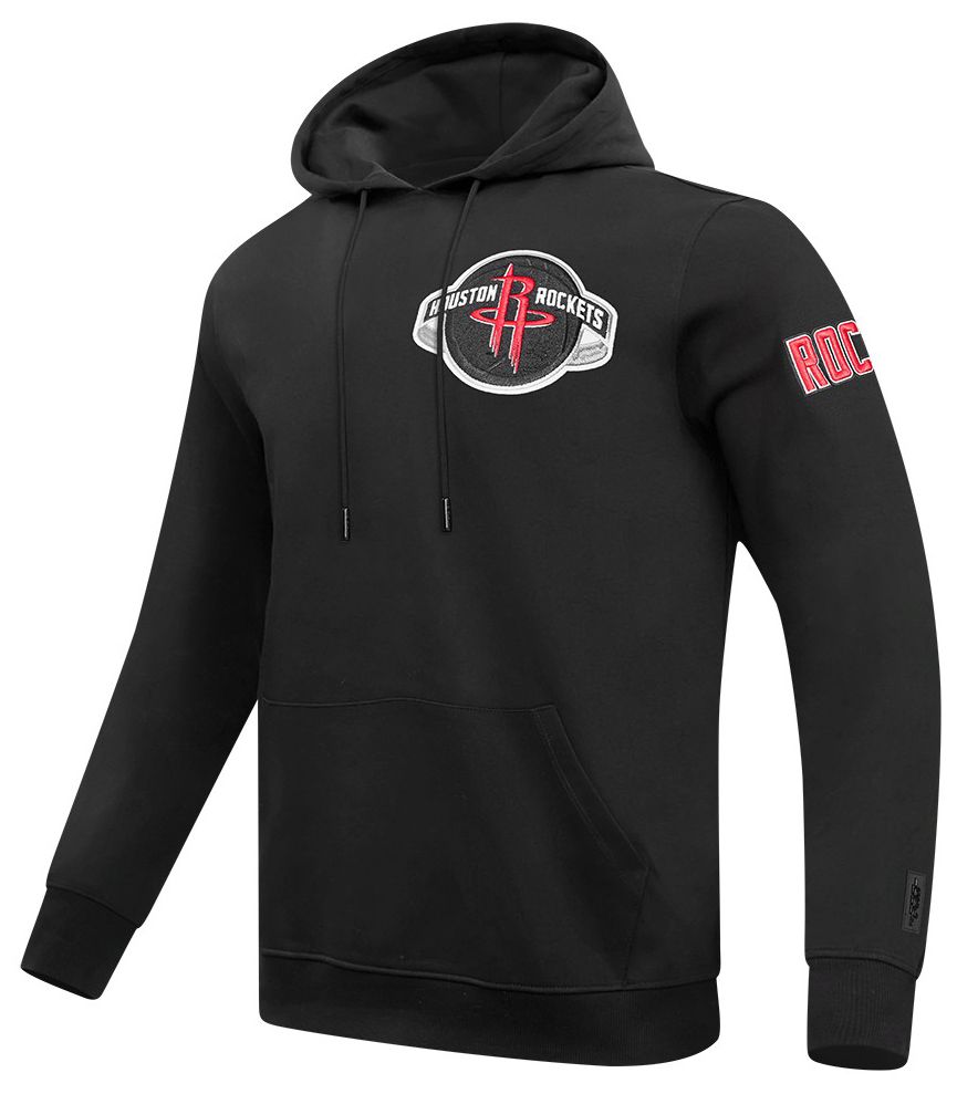 Pro Standard Men's Houston Rockets Black Classic Chenille Pullover Hoodie product image