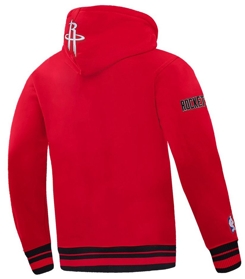 Pro Standard Men's Houston Rockets Red Script Tail Fleece Pullover Hoodie product image