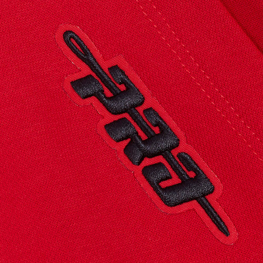 Pro Standard Men's Houston Rockets Red Rib Mash Up Fleece Pullover Hoodie product image