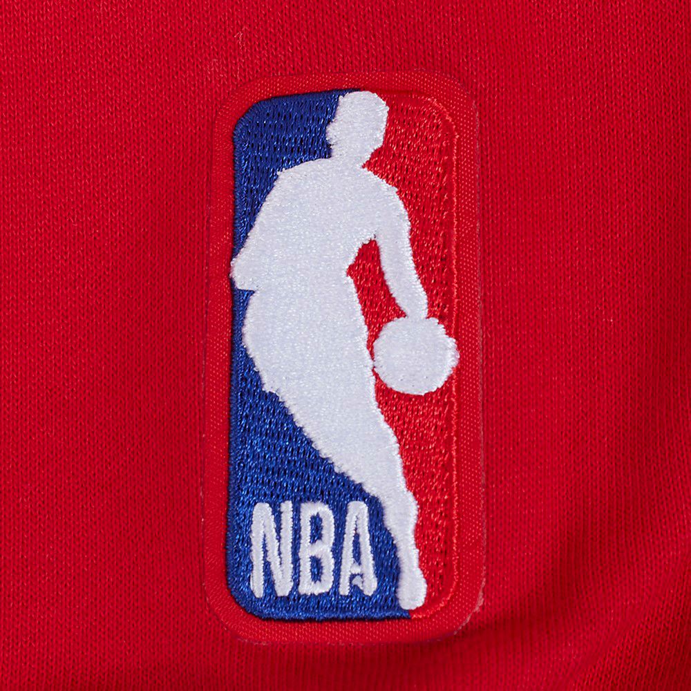 Pro Standard Men's Houston Rockets Red Rib Mash Up Fleece Pullover Hoodie product image