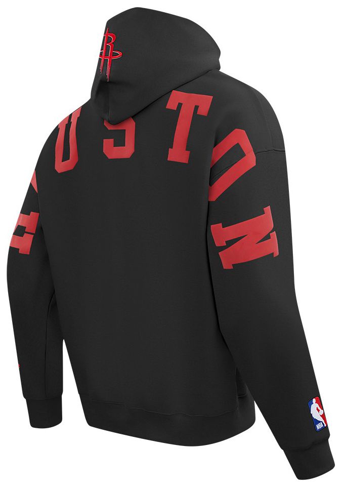 Pro Standard Men's Houston Rockets Black Wing Span Drop Fleece Hoodie product image