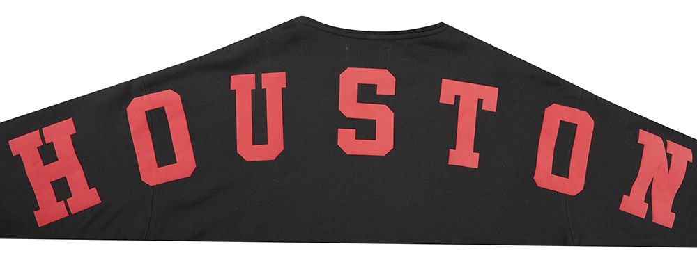 Pro Standard Men's Houston Rockets Black Wing Span Drop Fleece Hoodie product image