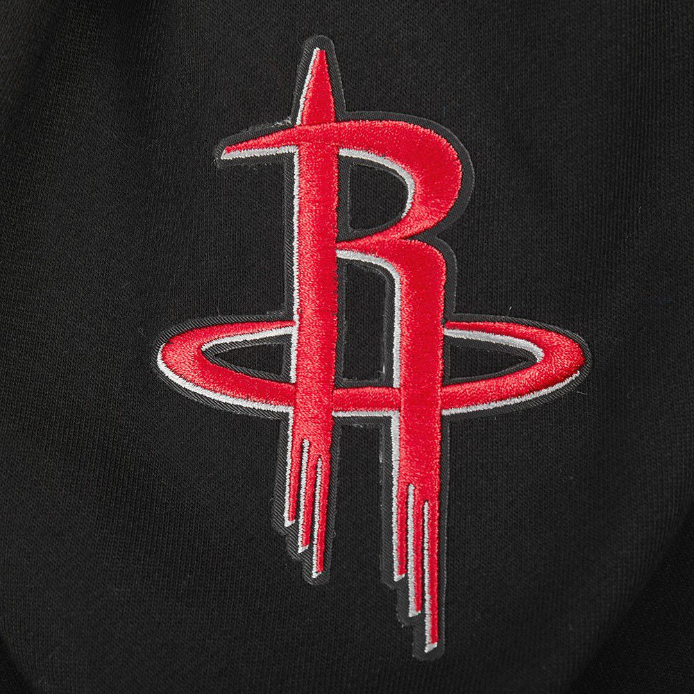 Pro Standard Men's Houston Rockets Black Wing Span Drop Fleece Hoodie product image
