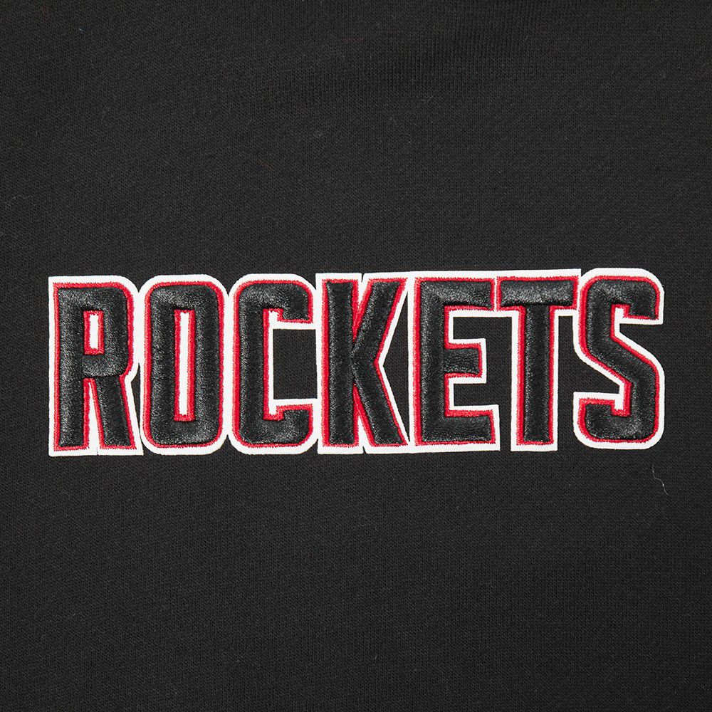 Pro Standard Men's Houston Rockets Black Wing Span Drop Fleece Hoodie product image