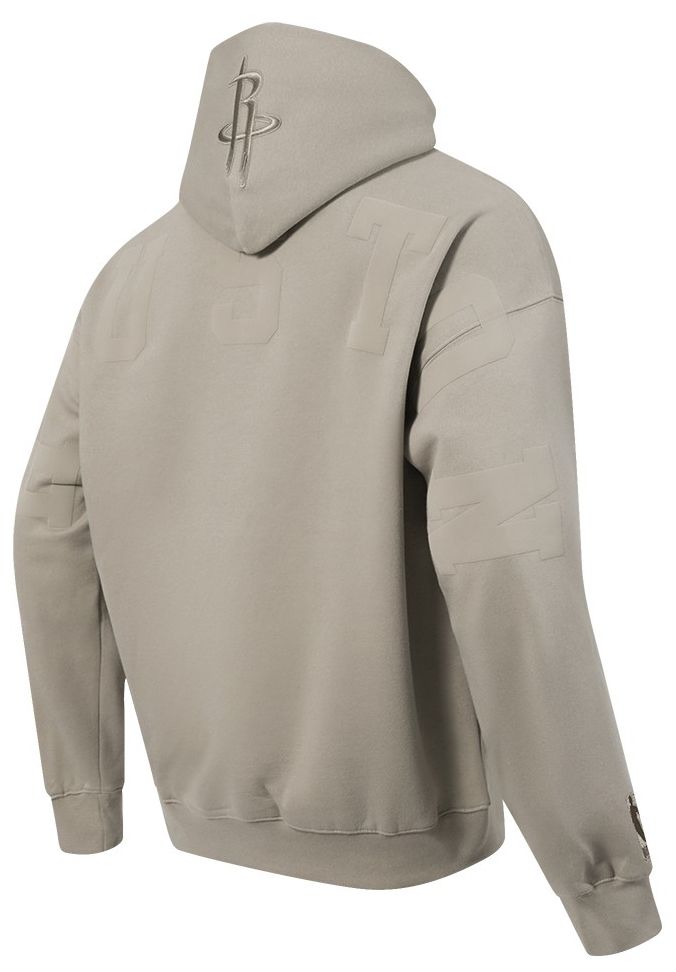Pro Standard Men's Houston Rockets Taupe Wing Span Drop Fleece Hoodie product image
