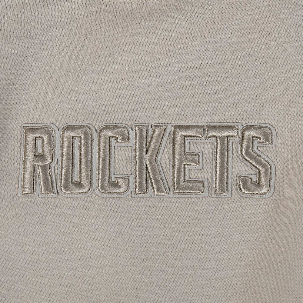 Pro Standard Men's Houston Rockets Taupe Wing Span Drop Fleece Hoodie product image
