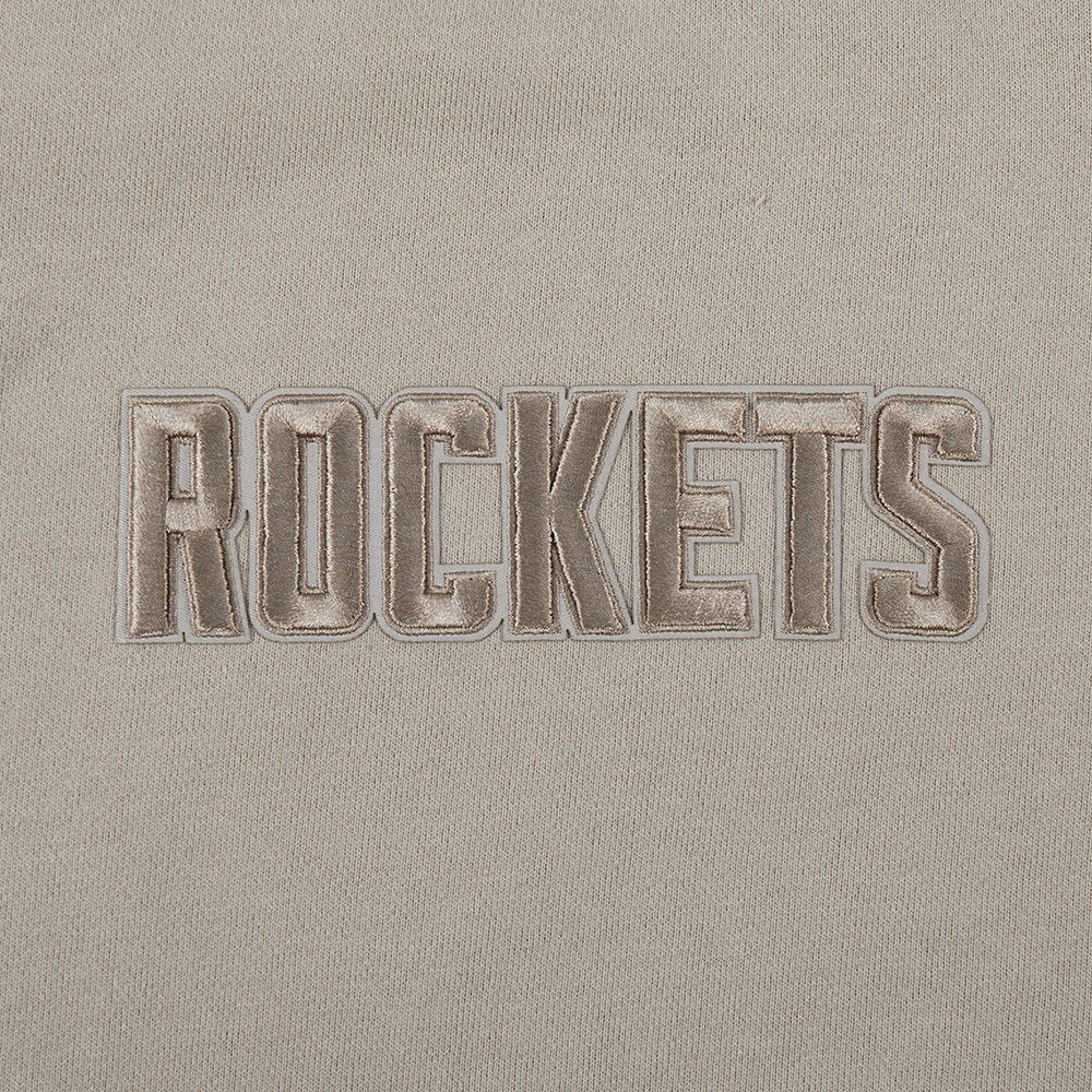Pro Standard Men's Houston Rockets Taupe Wing Span Drop Fleece Crew Sweatshirt product image