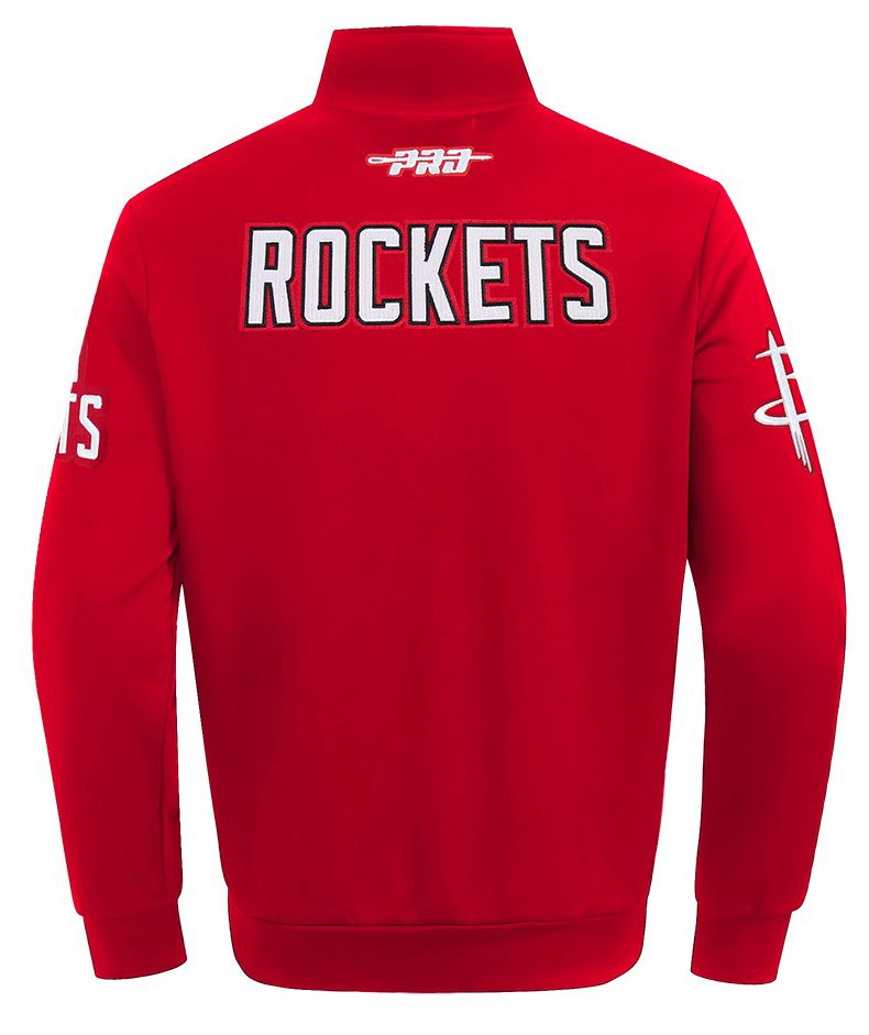 Pro Standard Men's Houston Rockets Red City Arch 1/4 Zip Pullover product image