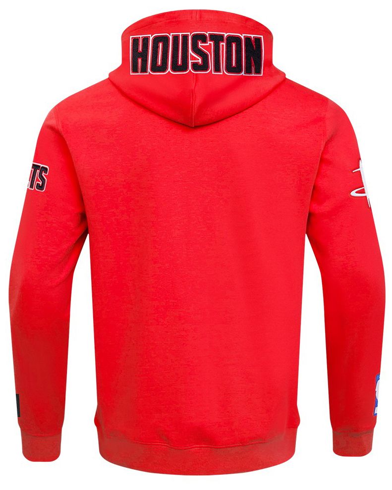 Pro Standard Men's Houston Rockets Red Classic Chenille Full Zip Hoodie product image
