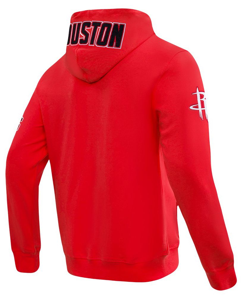 Pro Standard Men's Houston Rockets Red Classic Chenille Full Zip Hoodie product image
