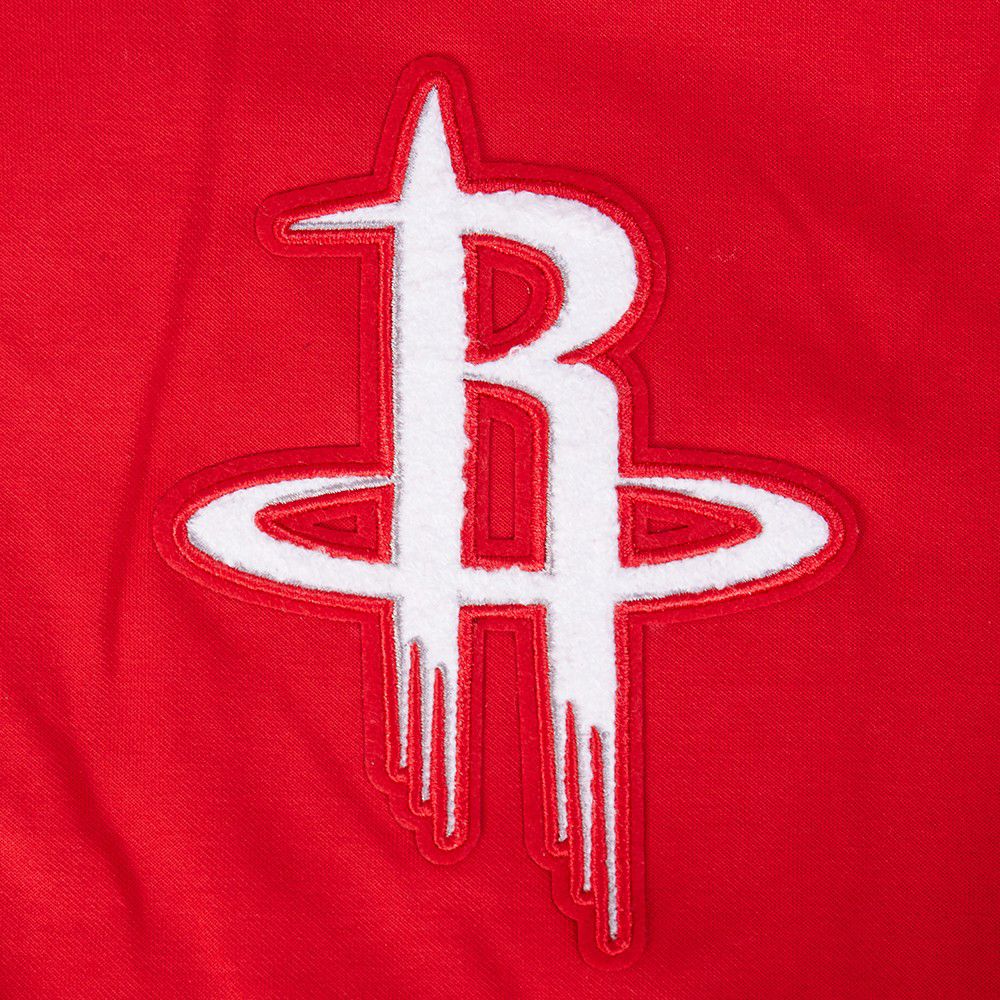 Pro Standard Men's Houston Rockets Red Classic Chenille Full Zip Hoodie product image