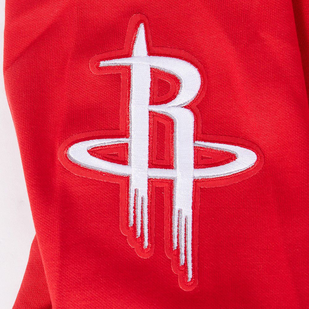 Pro Standard Men's Houston Rockets Red Classic Chenille Full Zip Hoodie product image