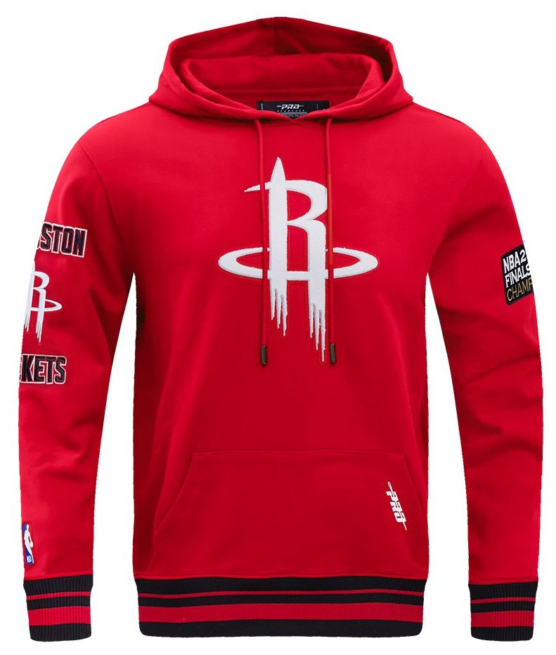 Pro Standard Men's Houston Rockets Red Retro Classic Hoodie product image
