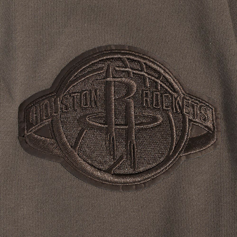 Pro Standard Men's Houston Rockets Taupe Neutral Drop Fleece Hoodie product image
