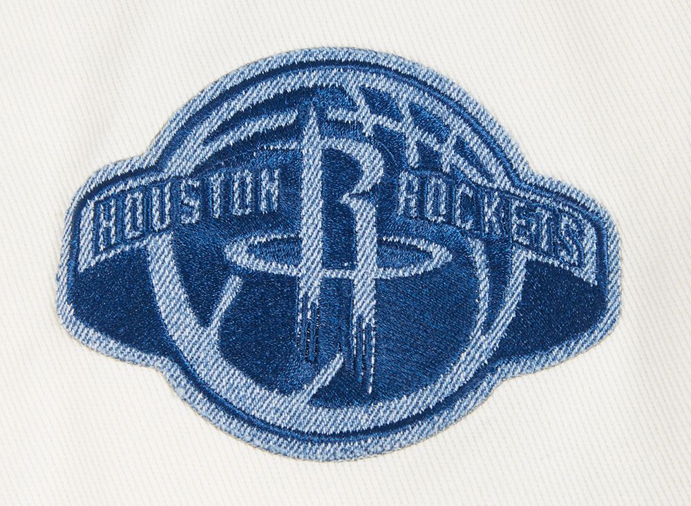 Pro Standard Men's Houston Rockets Denim Varsity Jacket product image