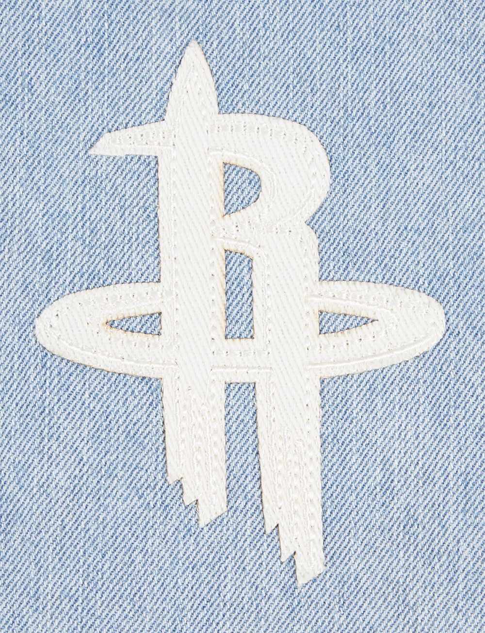 Pro Standard Men's Houston Rockets Denim Varsity Jacket product image