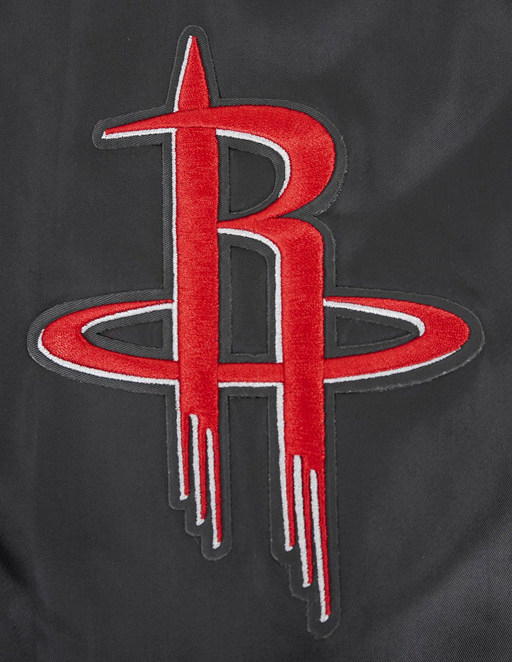 Pro Standard Men's Houston Rockets Black Script Tail Satin Jacket product image