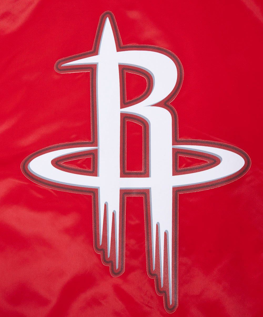Pro Standard Men's Houston Rockets Red Script Tail Satin Jacket product image