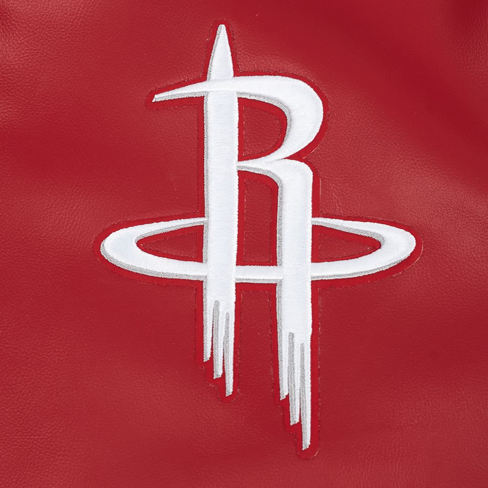 Pro Standard Men's Houston Rockets Red City Signature Leather Jacket product image