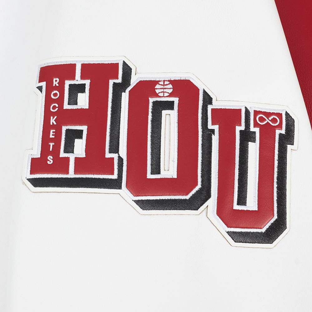 Pro Standard Men's Houston Rockets Red City Signature Leather Jacket product image